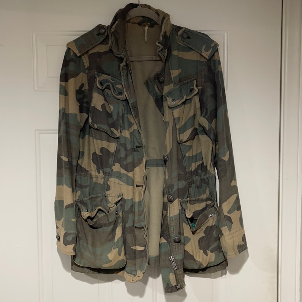 Free People Military Jacket